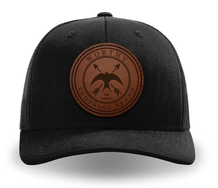 Worthy Leather Patch Snap Back