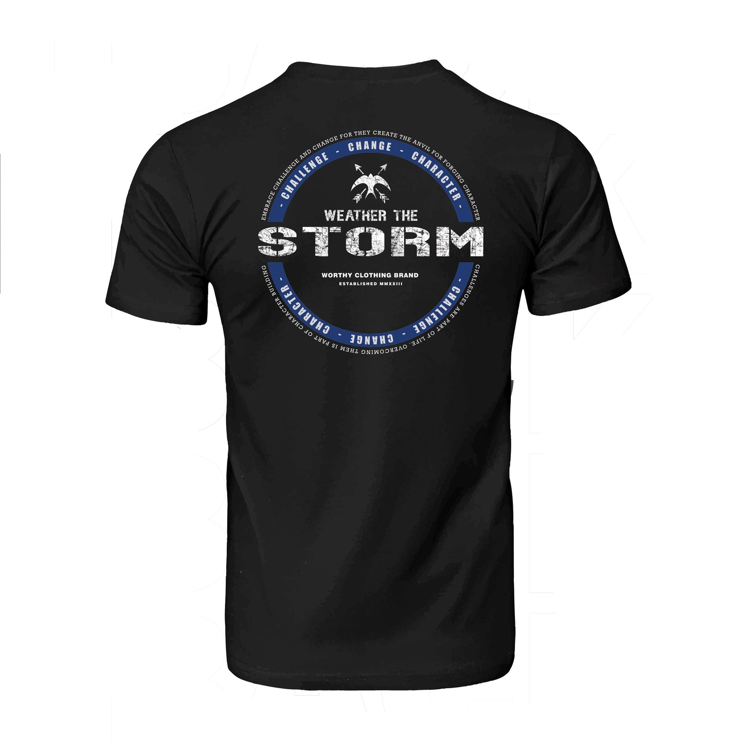 WEATHER THE STORM Premium Short Sleeve - Black Tee